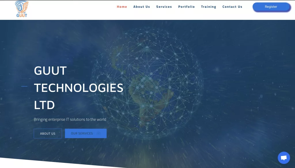 GUUT Technologies Redesigned Website_Stoic-B Technologies Ltd_Web Design Agency