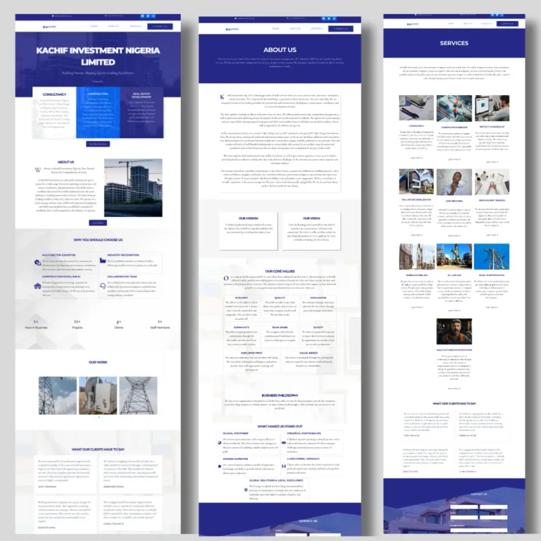Case Study_Kachif Investment Nig Ltd Website Design_Stoic-B Technologies Ltd