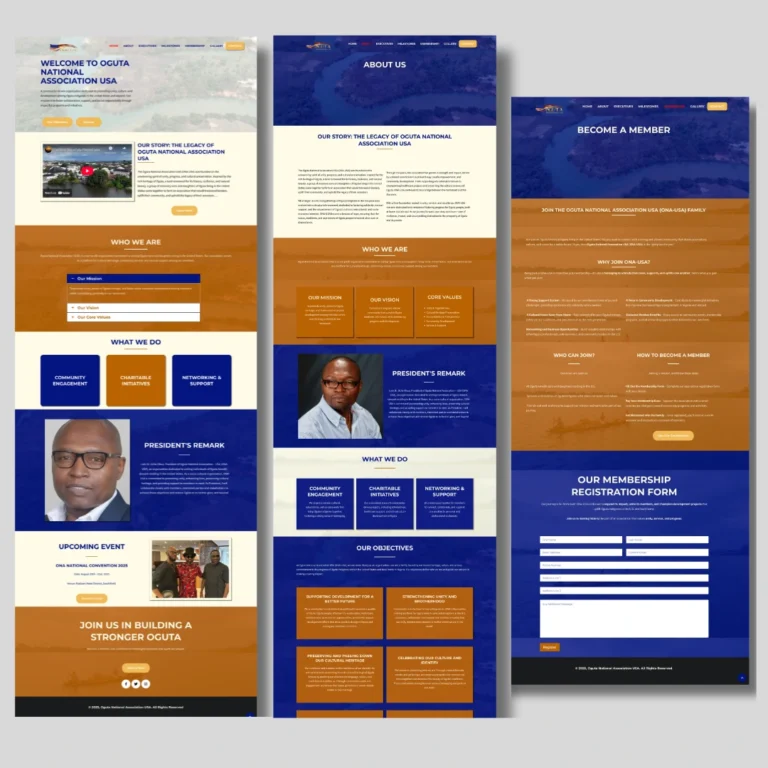 Case Study_Oguta National Association USA Website Design_Stoic-B Technologies Ltd