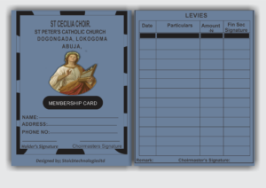 St Cecilia Choir card-Stoic-B Technologies Ltd