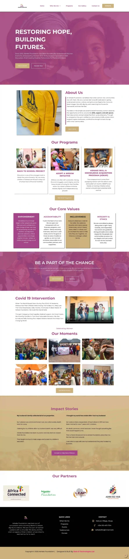 ashake-foundation-website-design_Stoic-B-Technologies-Ltd
